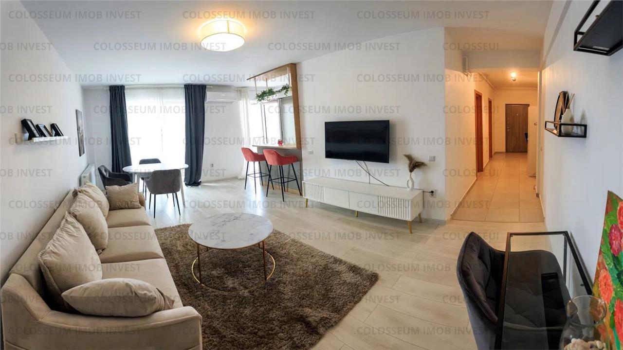 Apartament cu 2 camere, mobilat si utilat-Ozone Residence